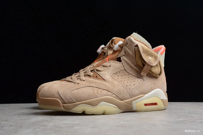 Scott “British DH0690-200 Travis Khaki” x Jordan Air 6 0804